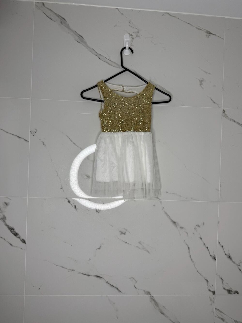 Toddler Girls Sequin Tutu Dress Princess Flower Girl Party Wedding Open Back